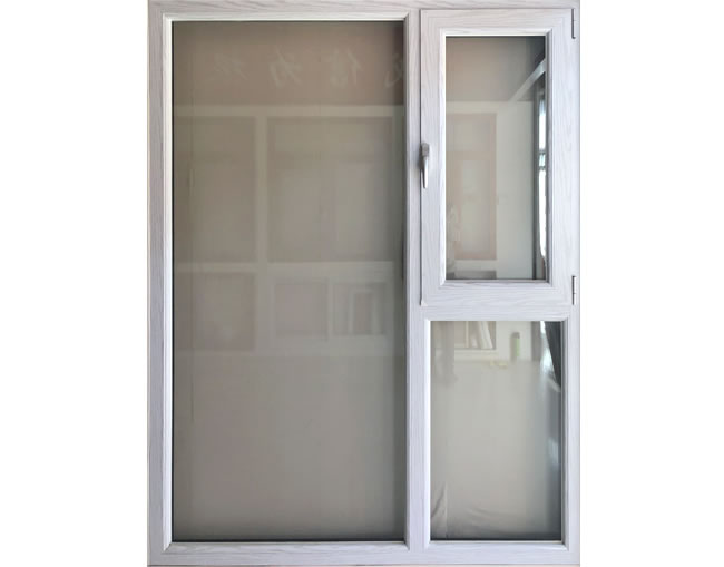 鋁木65、70平開門窗